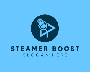 Podcast Streaming Application logo design