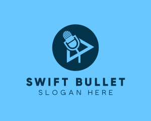 Podcast Streaming Application logo design