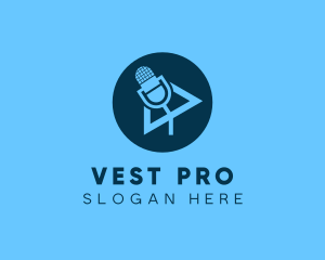 Podcast Streaming Application logo design