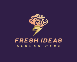 Brainstorm Idea Pyschology logo design