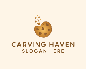 Choc Chip Cookie Biscuit logo design