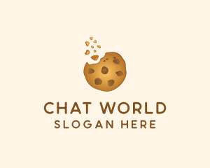 Choc Chip Cookie Biscuit logo design