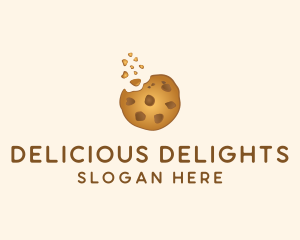 Choc Chip Cookie Biscuit logo design