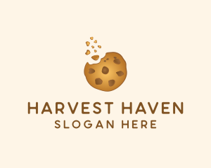 Choc Chip Cookie Biscuit logo design