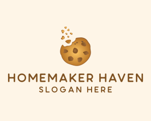 Choc Chip Cookie Biscuit logo design