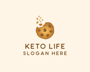 Choc Chip Cookie Biscuit logo design