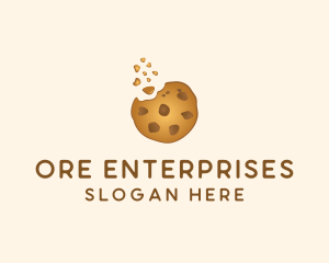 Choc Chip Cookie Biscuit logo design