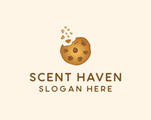 Choc Chip Cookie Biscuit logo design