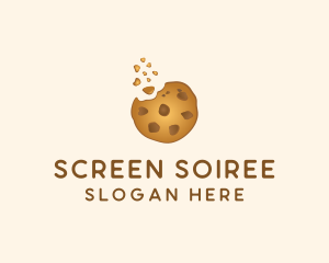 Choc Chip Cookie Biscuit logo design