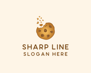 Choc Chip Cookie Biscuit logo design