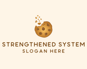 Choc Chip Cookie Biscuit logo design