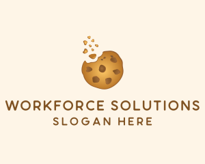 Choc Chip Cookie Biscuit logo design