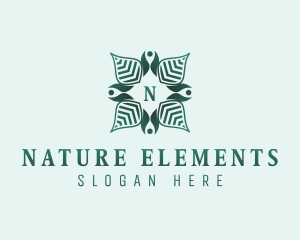 Eco Natural Wellness  logo design