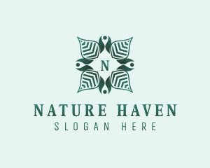 Eco Natural Wellness  logo design