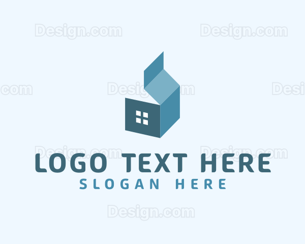 Residential House Fold Logo