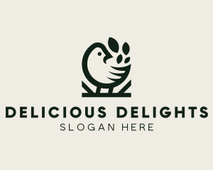 Chicken Leaf Restaurant logo design