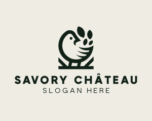 Chicken Leaf Restaurant logo design