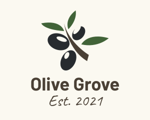 Olive Fruit Branch logo design