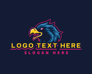 Savage - Eagle Gaming Bird logo design