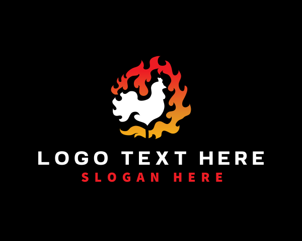 Flame logo example 2