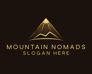 Mountain Outdoor Peak logo design