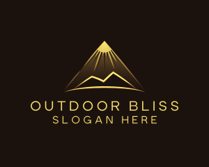 Mountain Outdoor Peak logo design