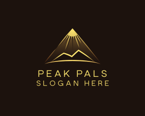 Mountain Outdoor Peak logo design