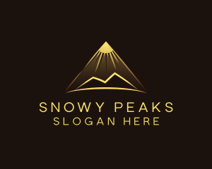 Mountain Outdoor Peak logo design