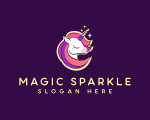 Mystical Unicorn Sparkle logo