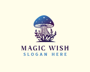 Mushroom Magic Fungus logo design