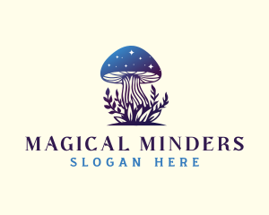 Mushroom Magic Fungus logo design