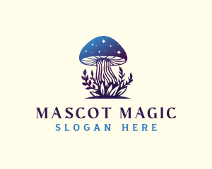 Mushroom Magic Fungus logo design