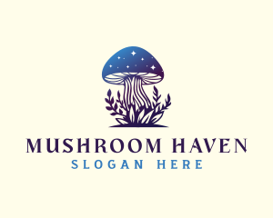 Mushroom Magic Fungus logo design