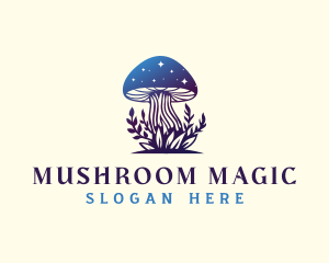 Mushroom Magic Fungus logo design