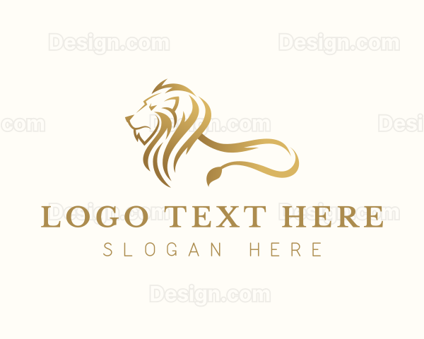 Lion Feline Consuting Logo