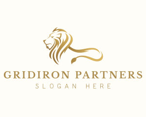 Lion Feline Consuting logo design