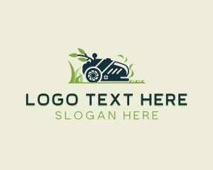 Garden Lawn Mower Grass logo