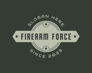 Military Army Officer logo design