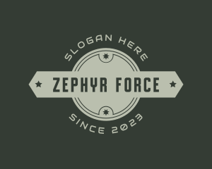 Military Army Officer logo design