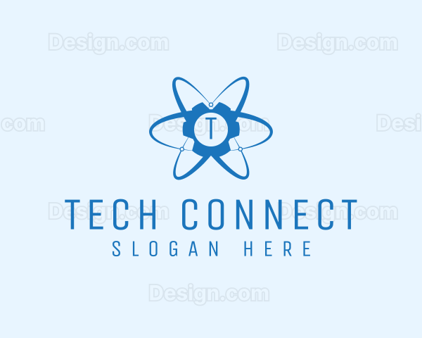 Atom Gear Tech Lab Logo