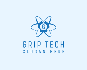 Atom Gear Tech Lab  logo design