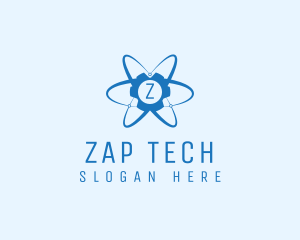 Atom Gear Tech Lab  logo design