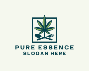 Cannabis Leaf Restaurant logo design