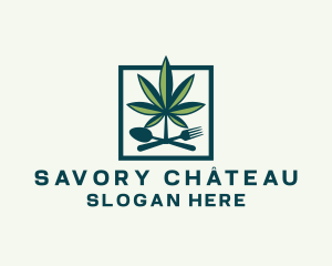 Cannabis Leaf Restaurant logo design