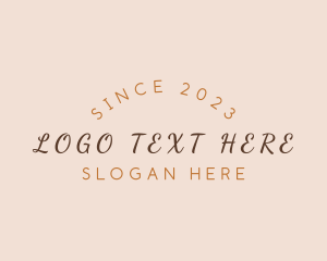 VIntage Cursive Brand logo