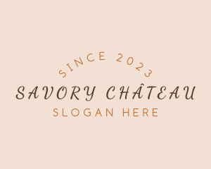 VIntage Cursive Brand logo design