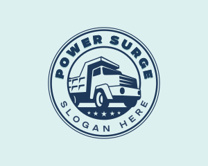 Cargo Dump Truck Logo