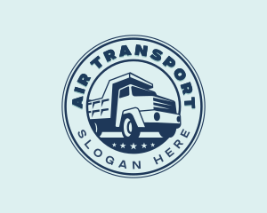 Cargo Dump Truck logo design