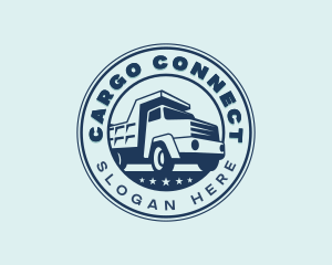 Cargo Dump Truck logo design