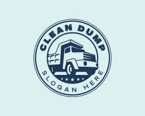 Cargo Dump Truck logo design